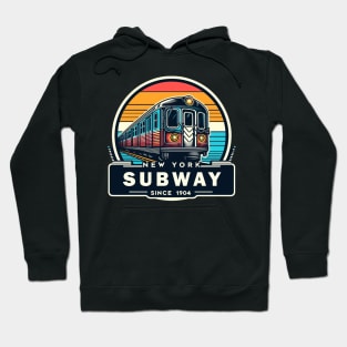 New York Subway NYC Subway Train 1904 Hoodie